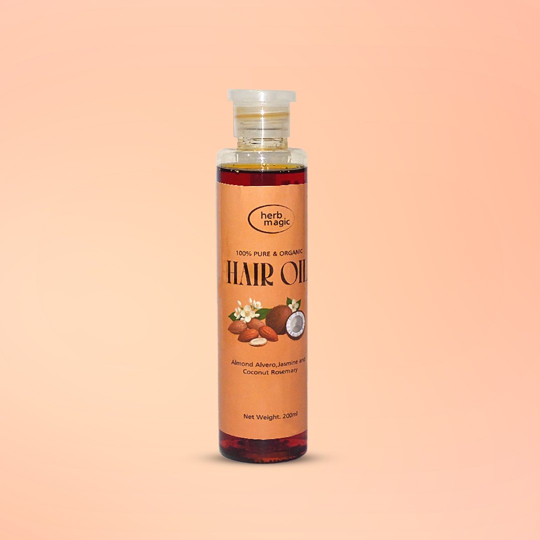 Harb Magic Hair Oil, Healthy and Strong Hair, 200 ml (Pack of 3) Hair Oil (600 ml) - Image 2