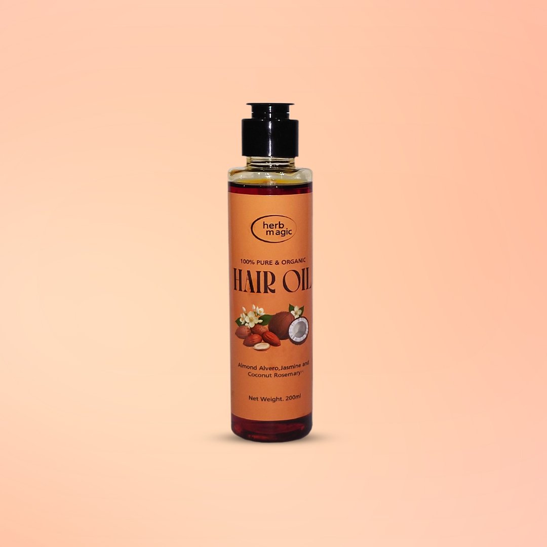 Harb Magic Hair Growth Oil – Best Hair Oil for Strong & Healthy Hair (150 ml x 3, 450 ml) - Image 2